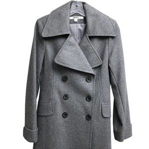 BNWT Women's DKNY Cold Weather Trench Wool Coat